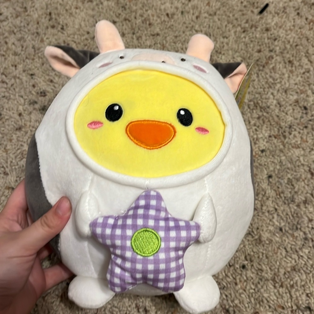 Smoochypals Easter cow stuffed animal